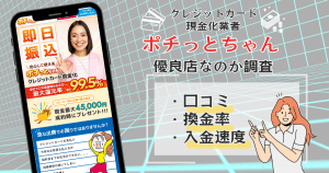 ポチっとちゃんの換金率について口コミを調査!お得なキャンペーンも紹介!
